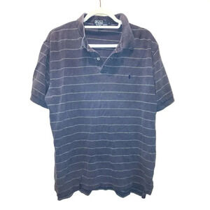 Polo Ralph Lauren Logo-Embroidered Cotton-Pique Polo Shirt Size L Men's